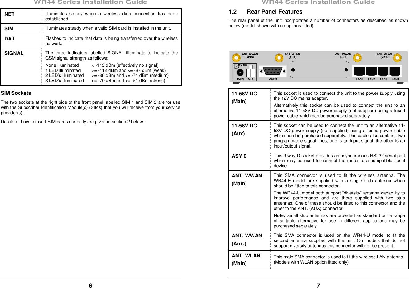 Page 4 of 8 - Digi Digi-Wr44-Users-Manual WR44 EU B5 1.0