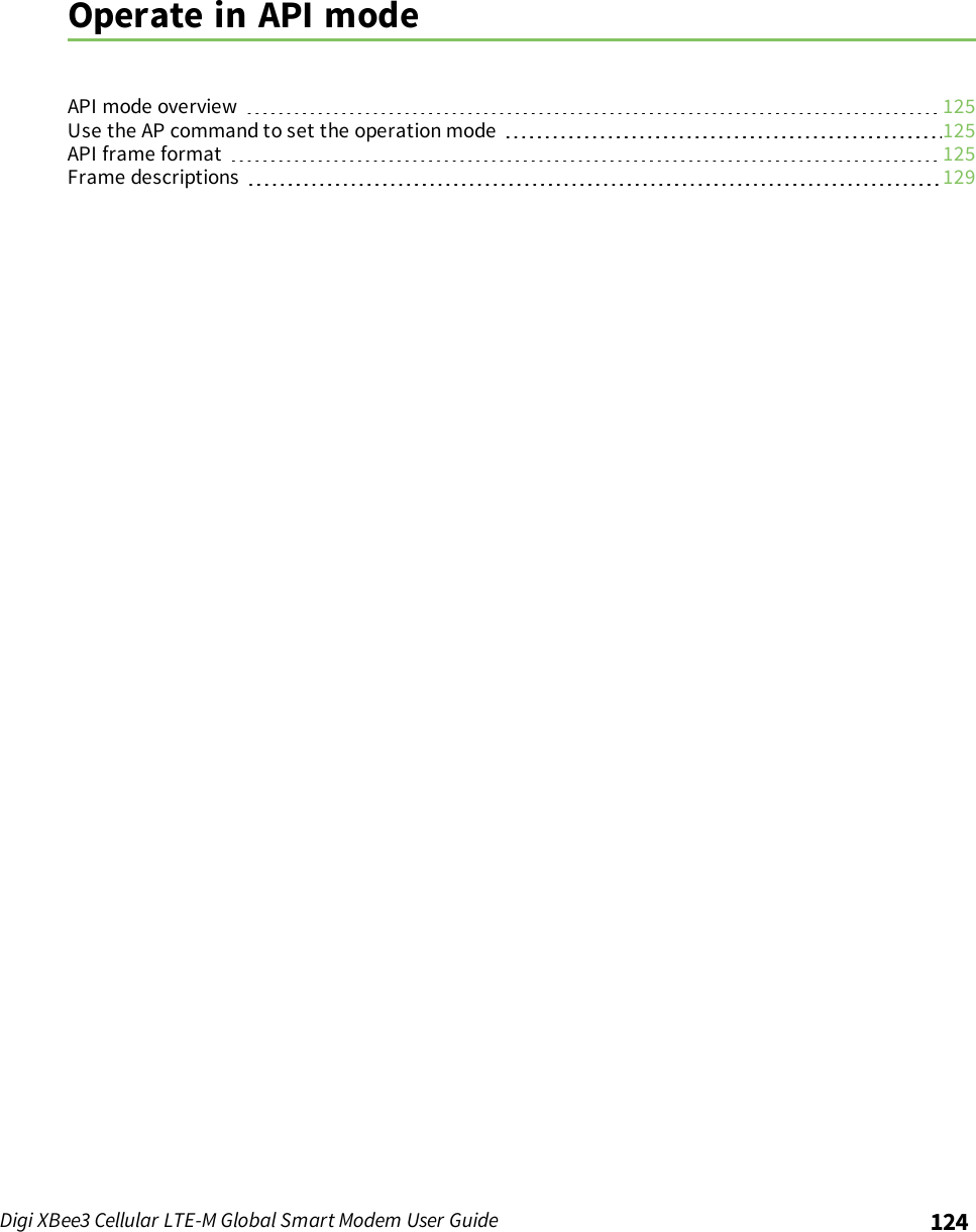 Page 124 of Digi XB3M1 XBee3 Cellular LTE-M User Manual 