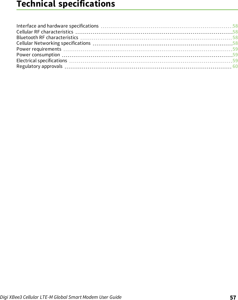 Page 57 of Digi XB3M1 XBee3 Cellular LTE-M User Manual 