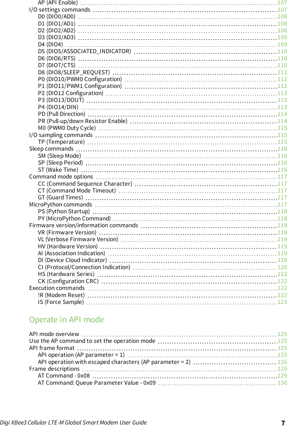 Page 7 of Digi XB3M1 XBee3 Cellular LTE-M User Manual 