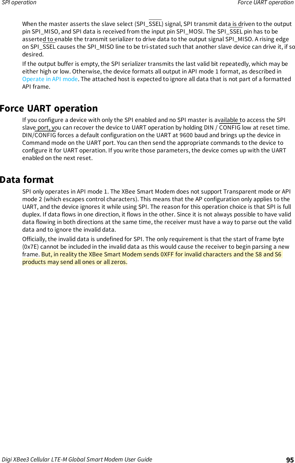 Page 95 of Digi XB3M1 XBee3 Cellular LTE-M User Manual 