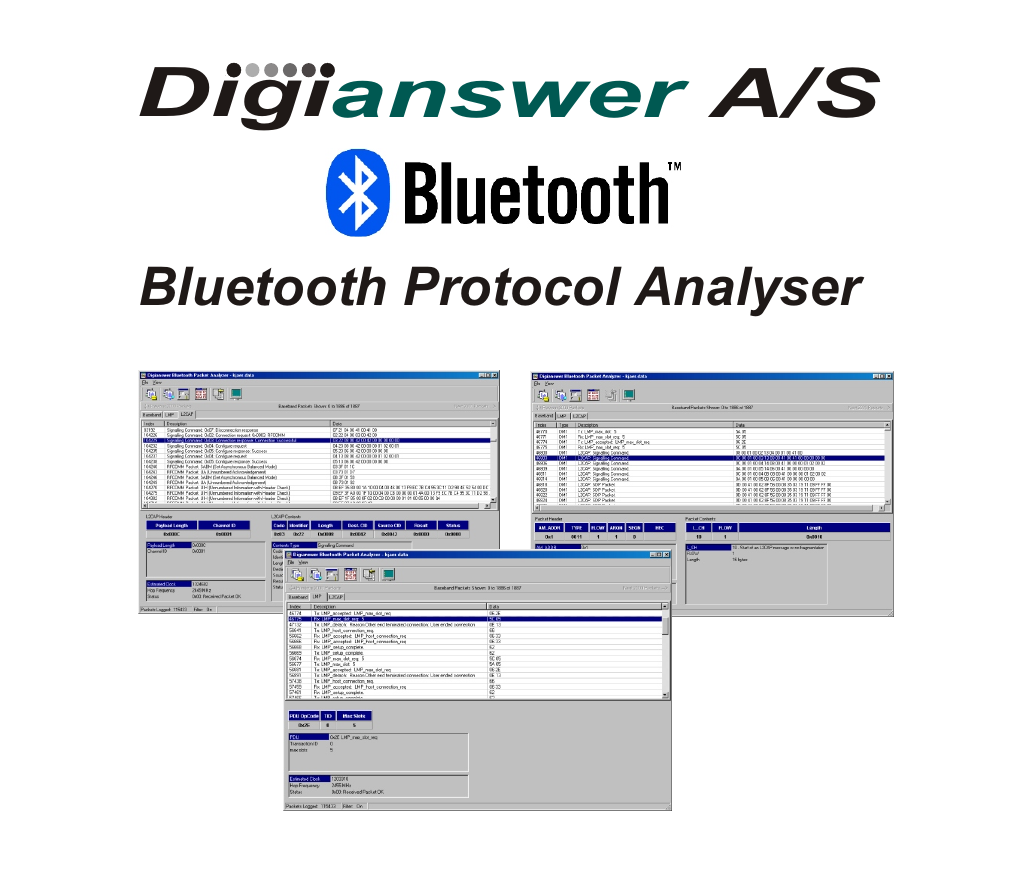  Bluetooth Protocol AnalyserDigianswer A/S