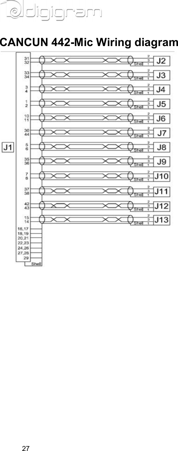 CANCUN 442-Mic Wiring diagram 27