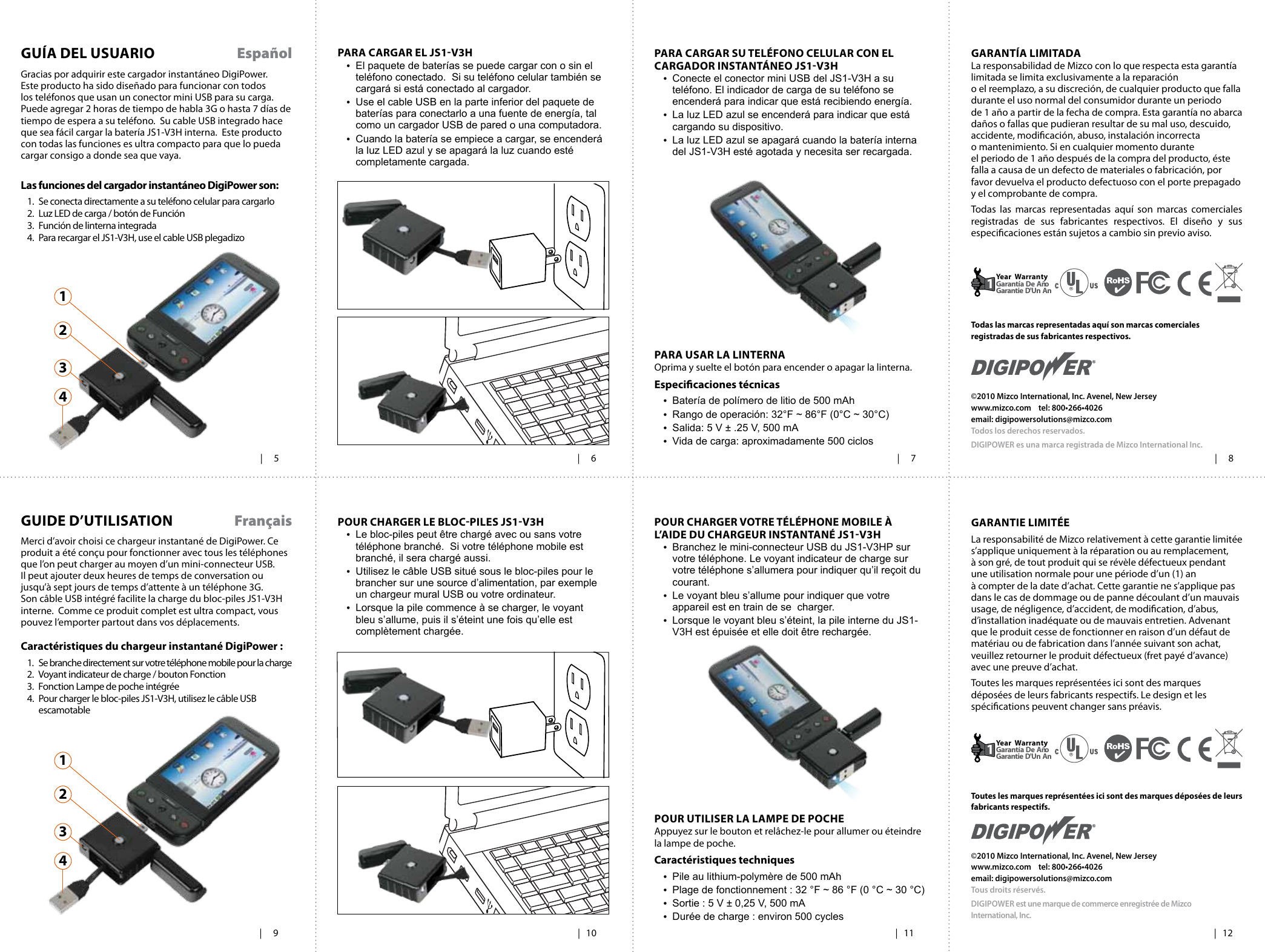 Page 2 of 2 - Digipower Digipower-Js-V3H-Users-Manual-  Digipower-js-v3h-users-manual