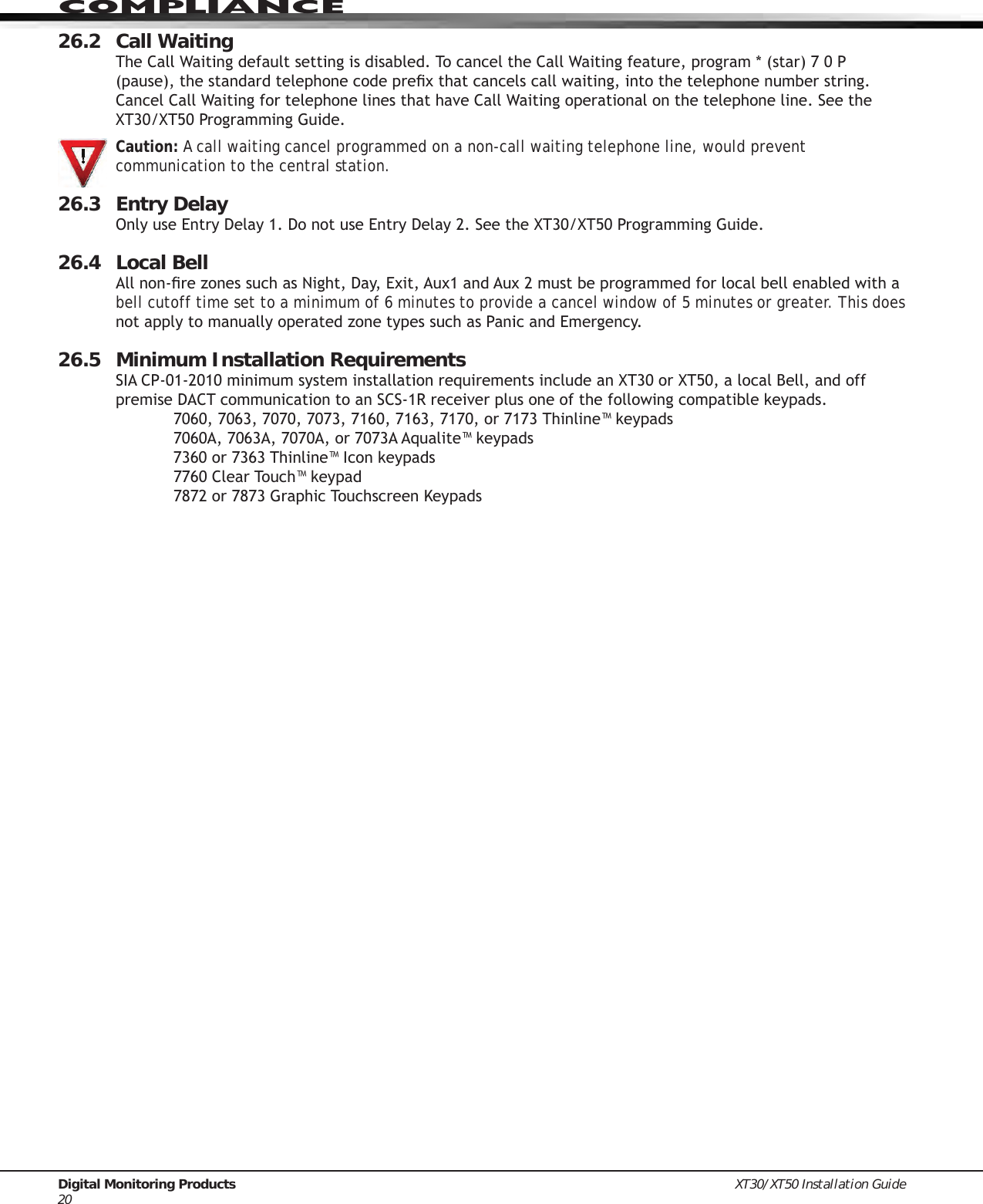 Page 25 of Digital Monitoring PC0128 Digital Transmission System Transceiver User Manual USERS MANUAL