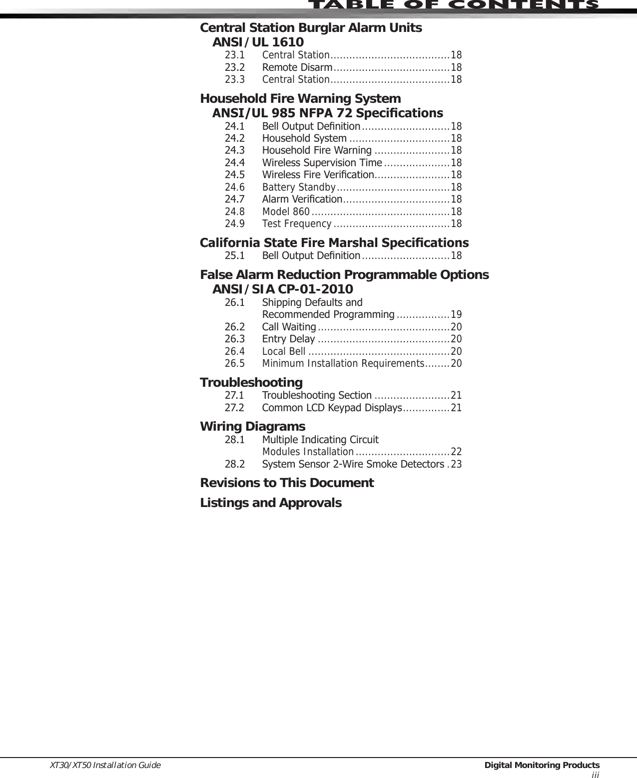 Page 5 of Digital Monitoring PC0128 Digital Transmission System Transceiver User Manual USERS MANUAL