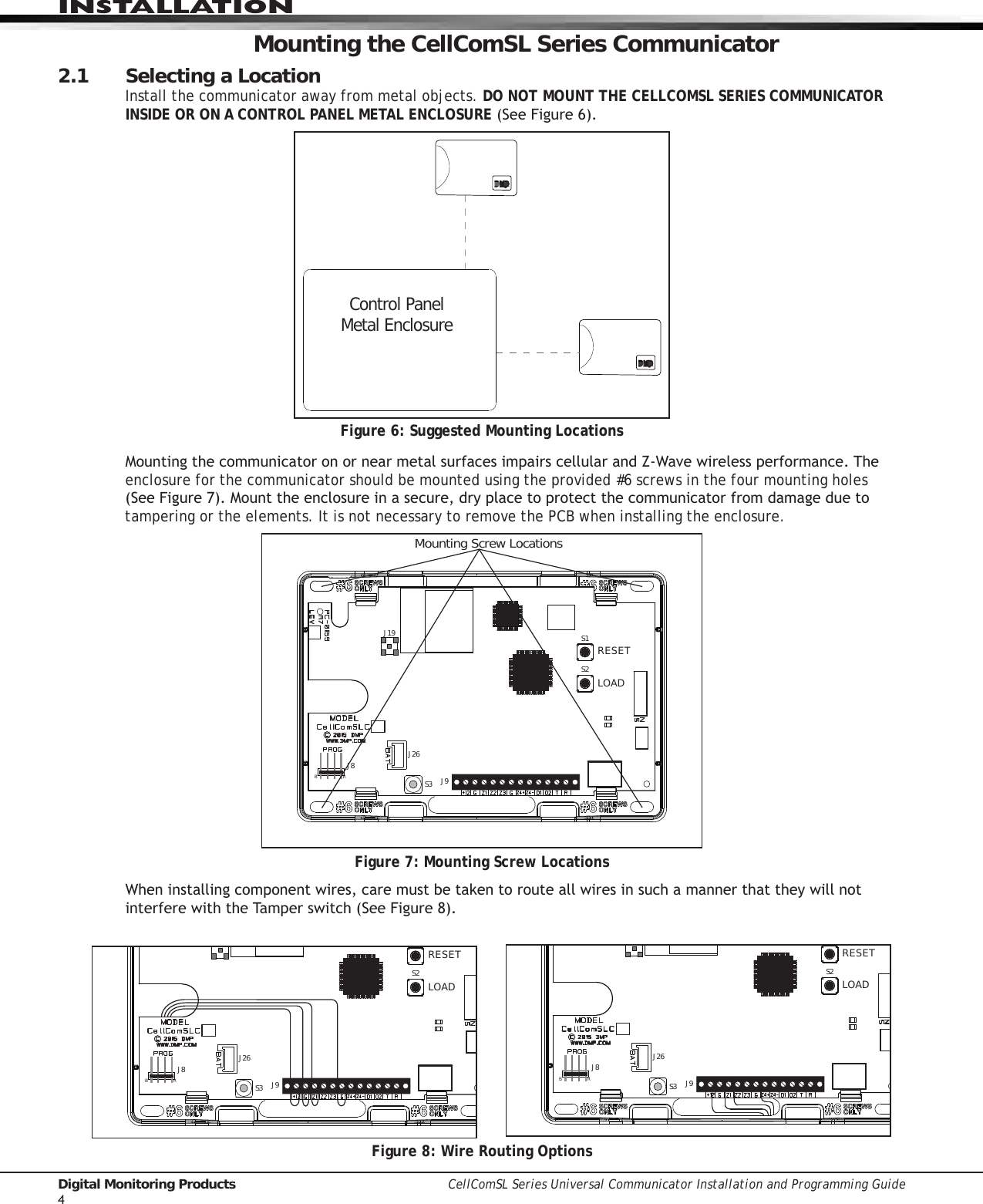 Page 10 of Digital Monitoring PC0163 Low Power Wireless Transceiver User Manual 