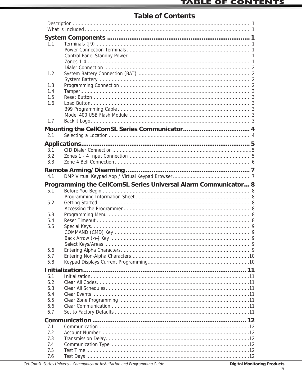 Page 3 of Digital Monitoring PC0163 Low Power Wireless Transceiver User Manual 