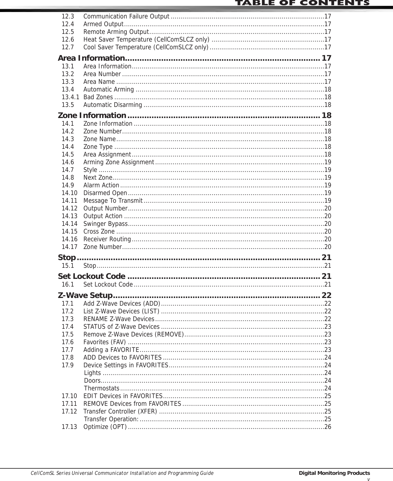 Page 5 of Digital Monitoring PC0163 Low Power Wireless Transceiver User Manual 