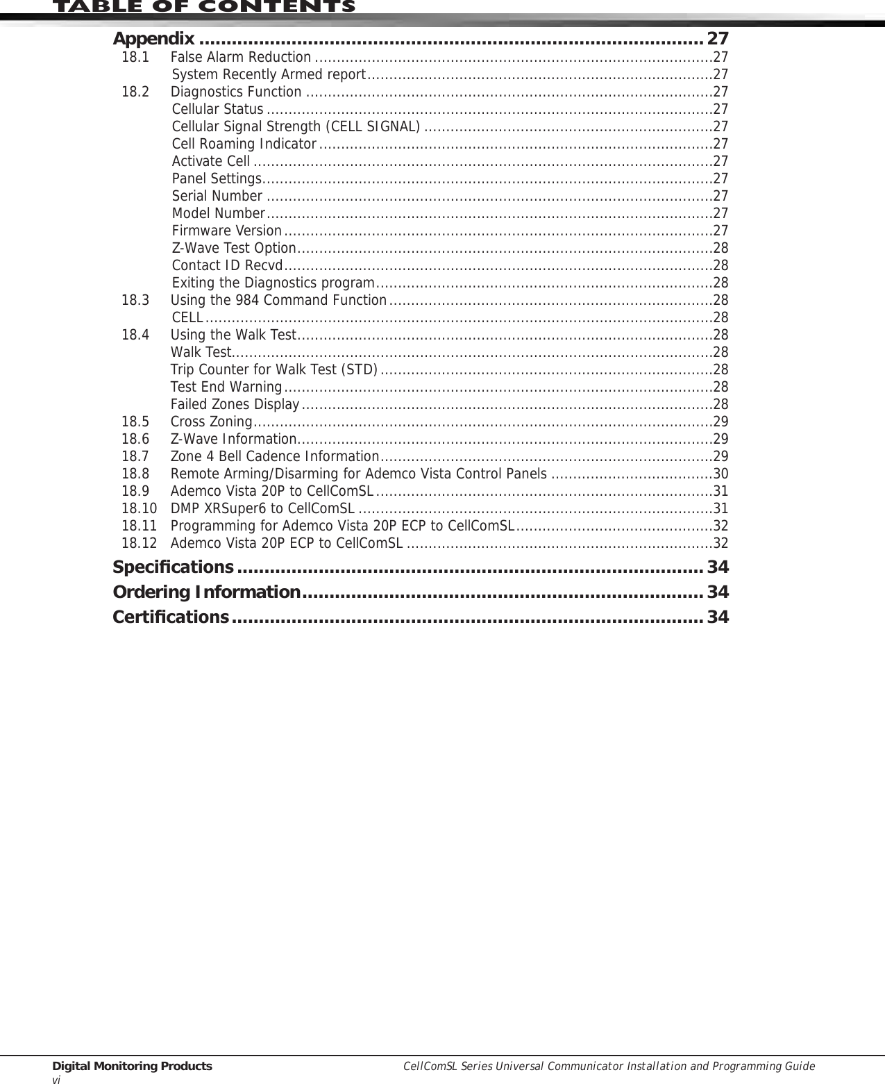 Page 6 of Digital Monitoring PC0163 Low Power Wireless Transceiver User Manual 