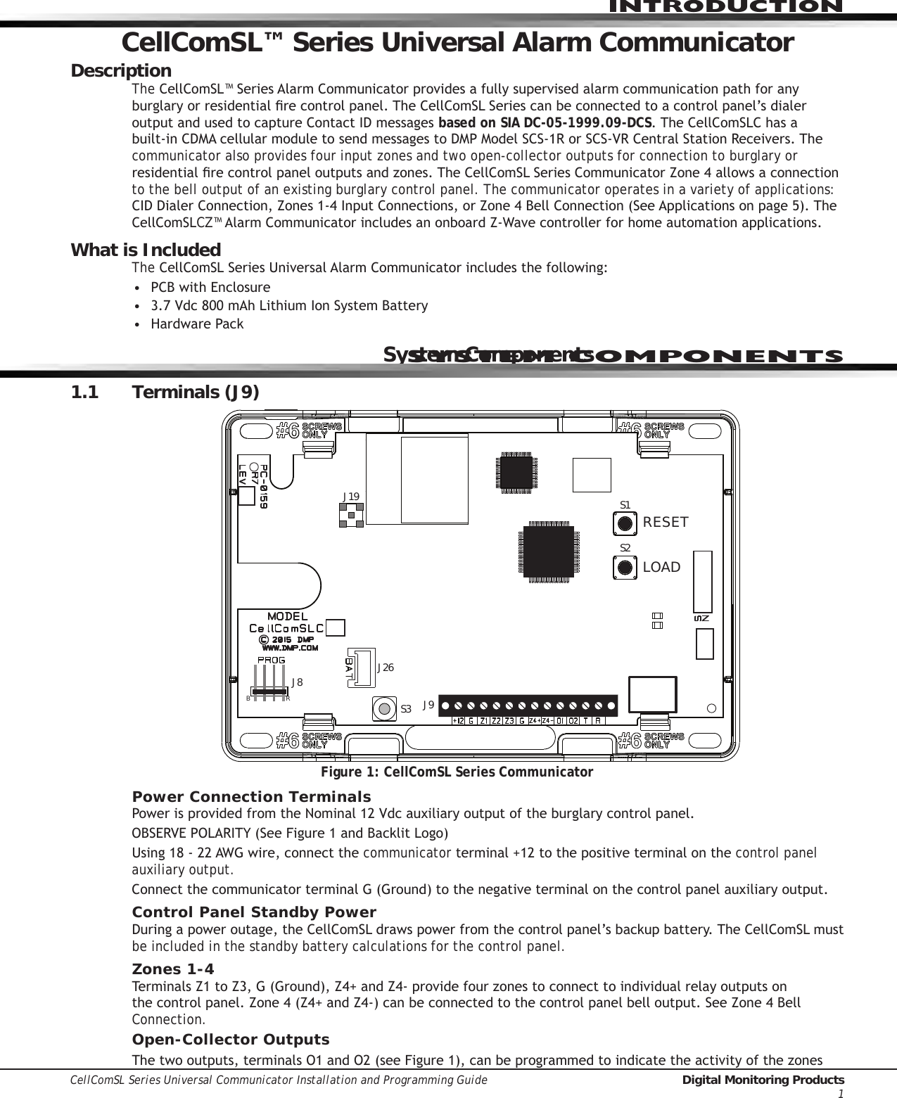 Page 7 of Digital Monitoring PC0163 Low Power Wireless Transceiver User Manual 