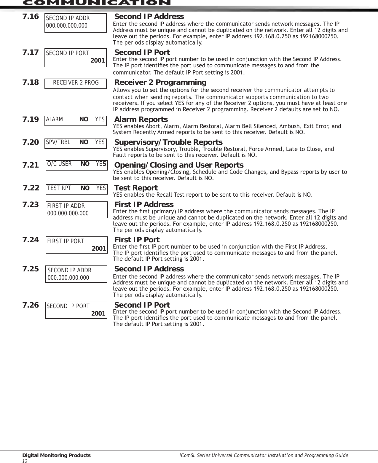 Page 18 of Digital Monitoring PC0179 Low Power Wireless Transceiver User Manual 