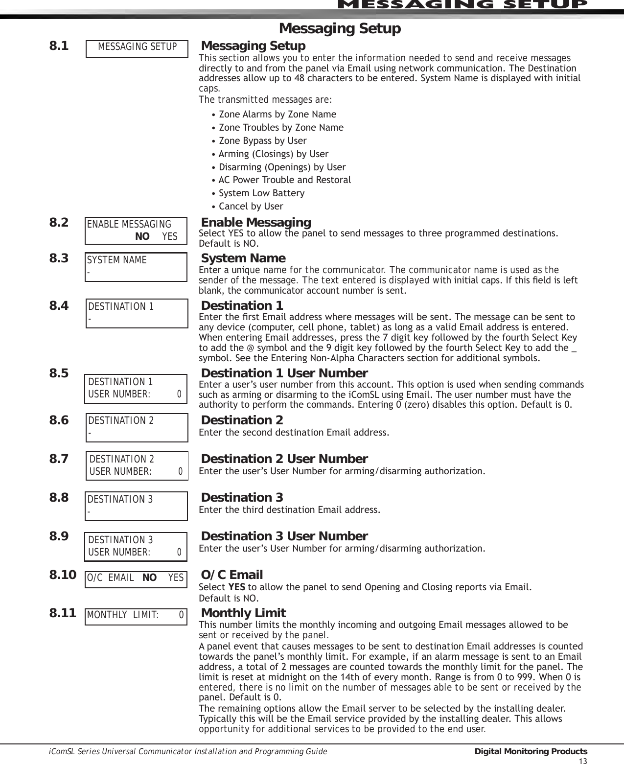 Page 19 of Digital Monitoring PC0179 Low Power Wireless Transceiver User Manual 