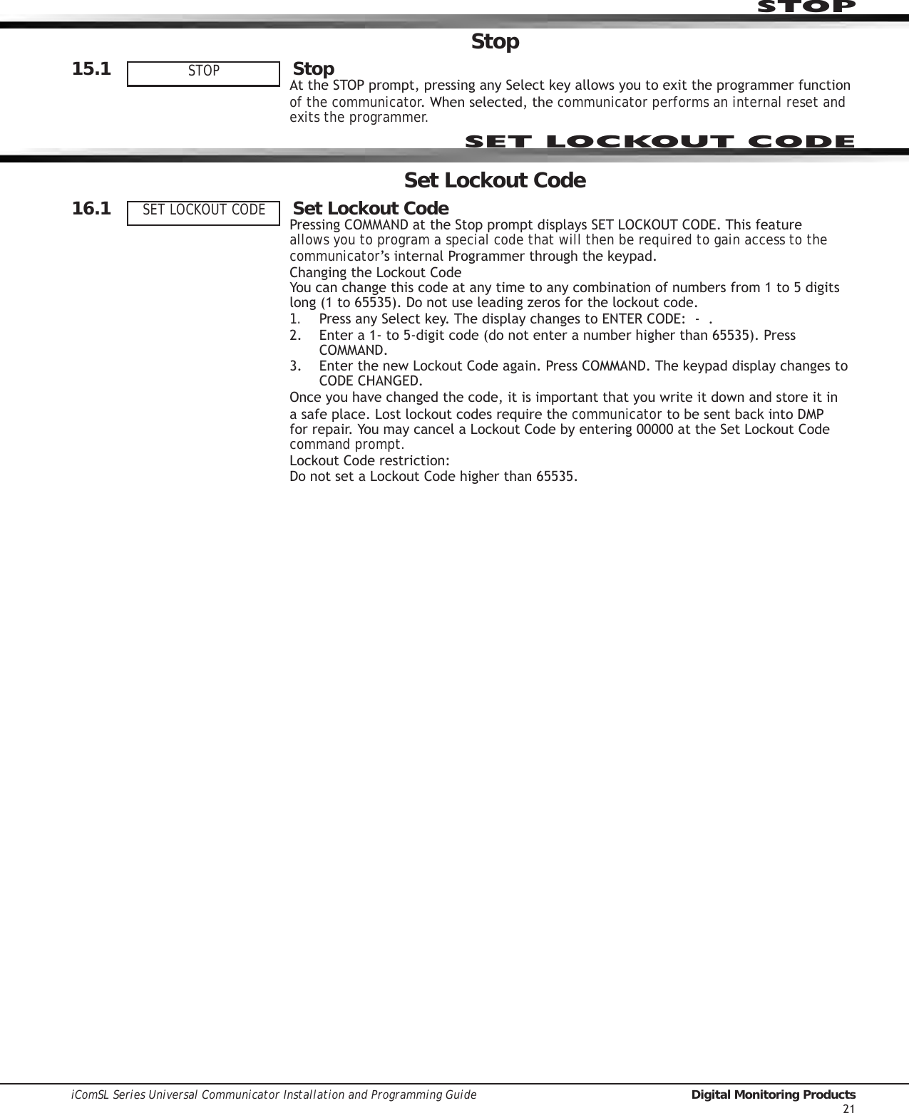 Page 27 of Digital Monitoring PC0179 Low Power Wireless Transceiver User Manual 