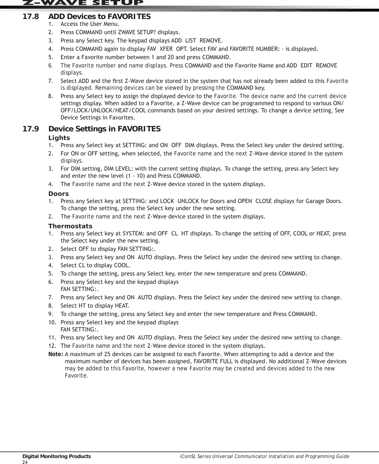 Page 30 of Digital Monitoring PC0179 Low Power Wireless Transceiver User Manual 