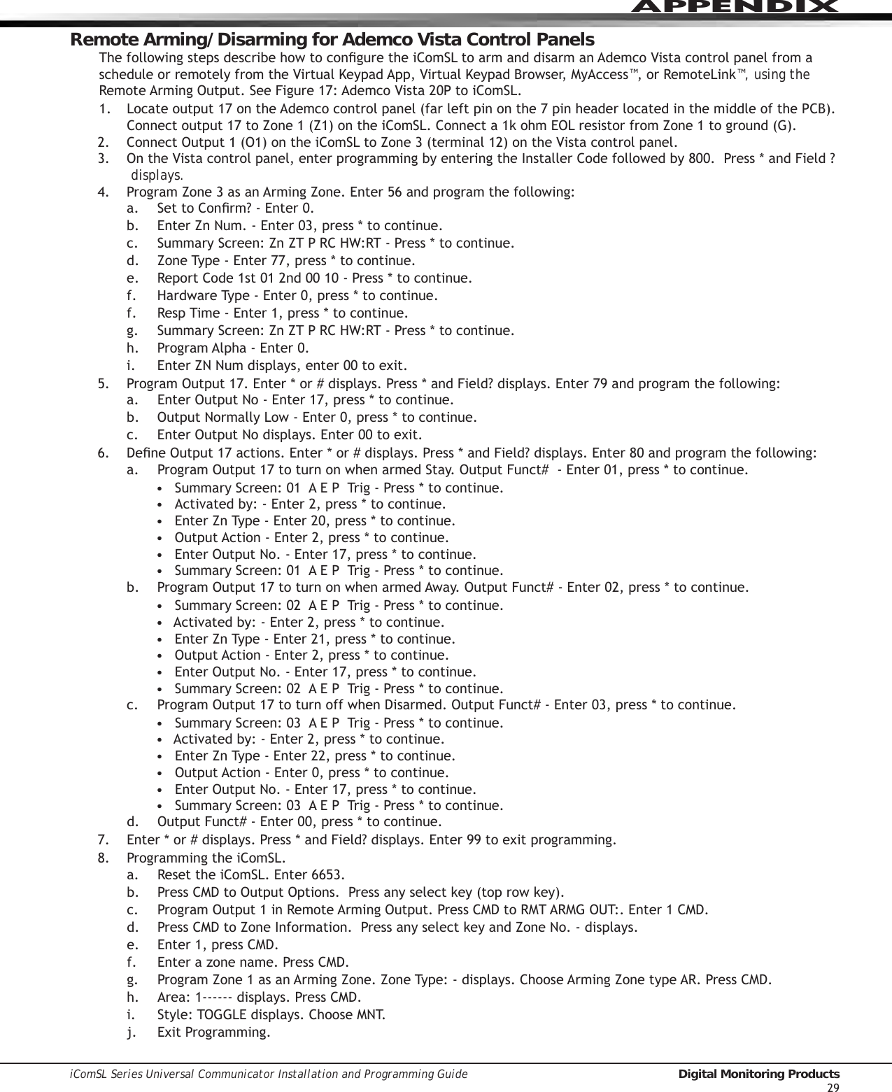 Page 35 of Digital Monitoring PC0179 Low Power Wireless Transceiver User Manual 