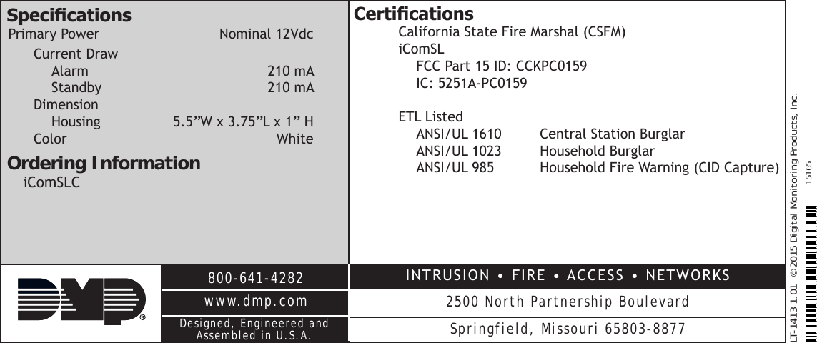 Page 38 of Digital Monitoring PC0179 Low Power Wireless Transceiver User Manual 