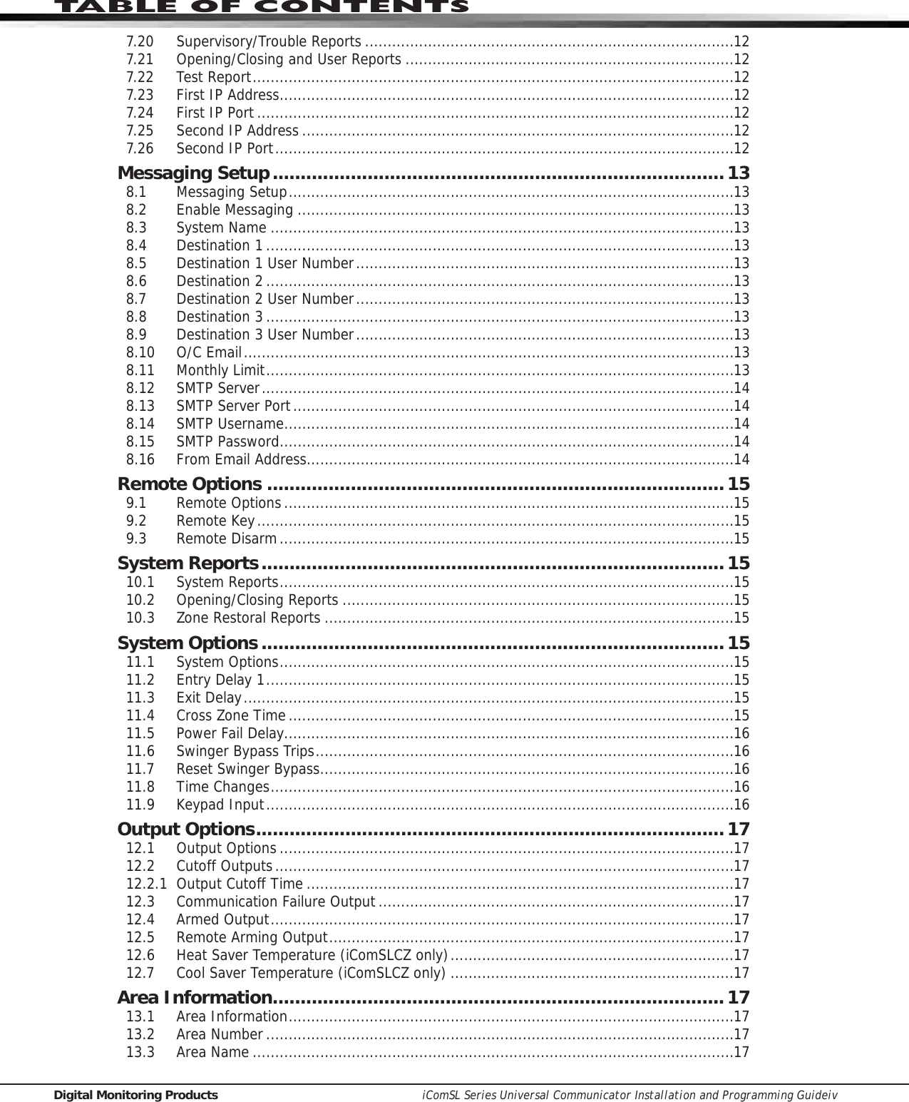 Page 4 of Digital Monitoring PC0179 Low Power Wireless Transceiver User Manual 