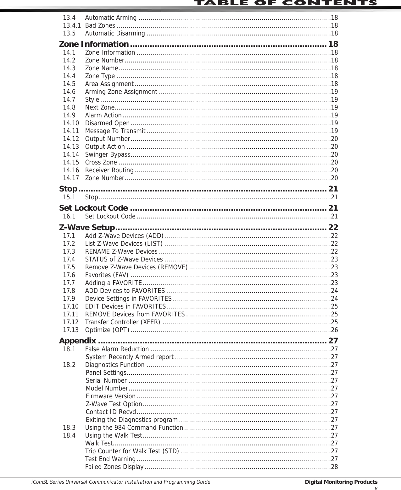 Page 5 of Digital Monitoring PC0179 Low Power Wireless Transceiver User Manual 