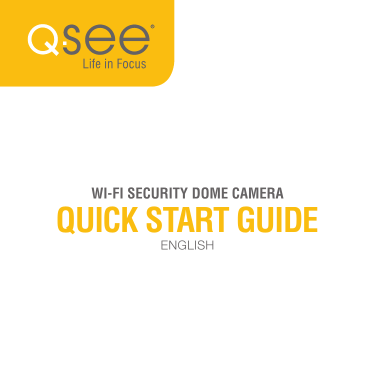 Page 1 of Digital Peripheral Solutions QCW3MP1D Wi-Fi SECURITY DOME CAMERA User Manual users manual