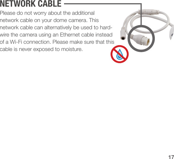 Page 17 of Digital Peripheral Solutions QCW3MP1D Wi-Fi SECURITY DOME CAMERA User Manual users manual