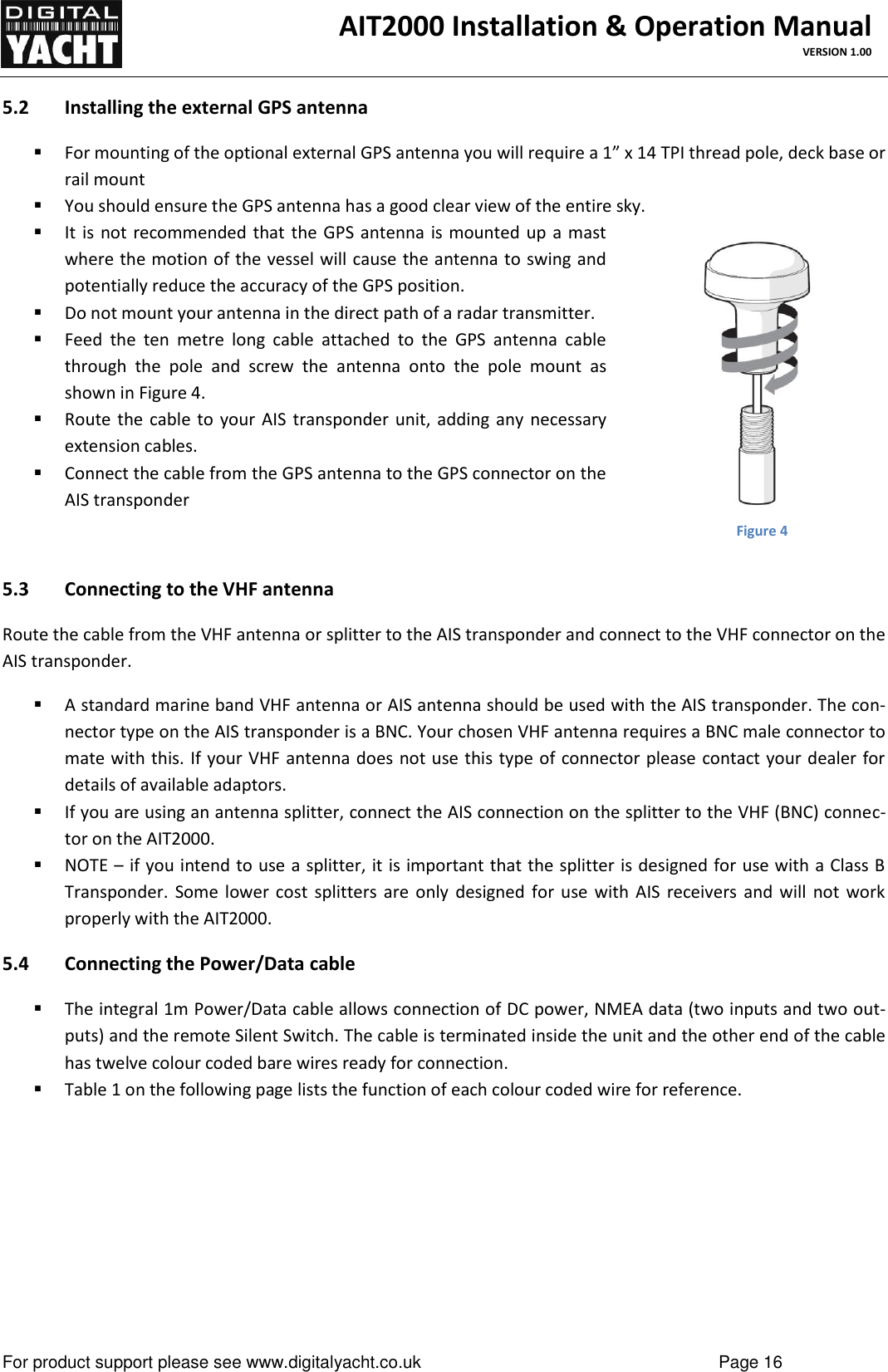 digital yacht ait2000 manual