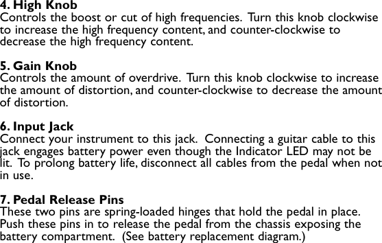 Page 6 of 12 - Digitech Digitech-Bad-Monkey-Owner-S-Manual Bad Monkey Manual RevA