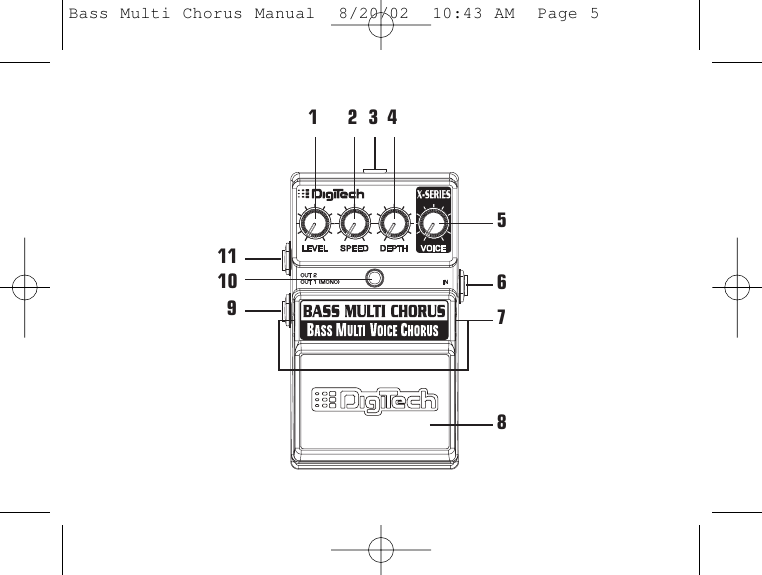 Digitech Bass Multi Chorus Owner S Manual
