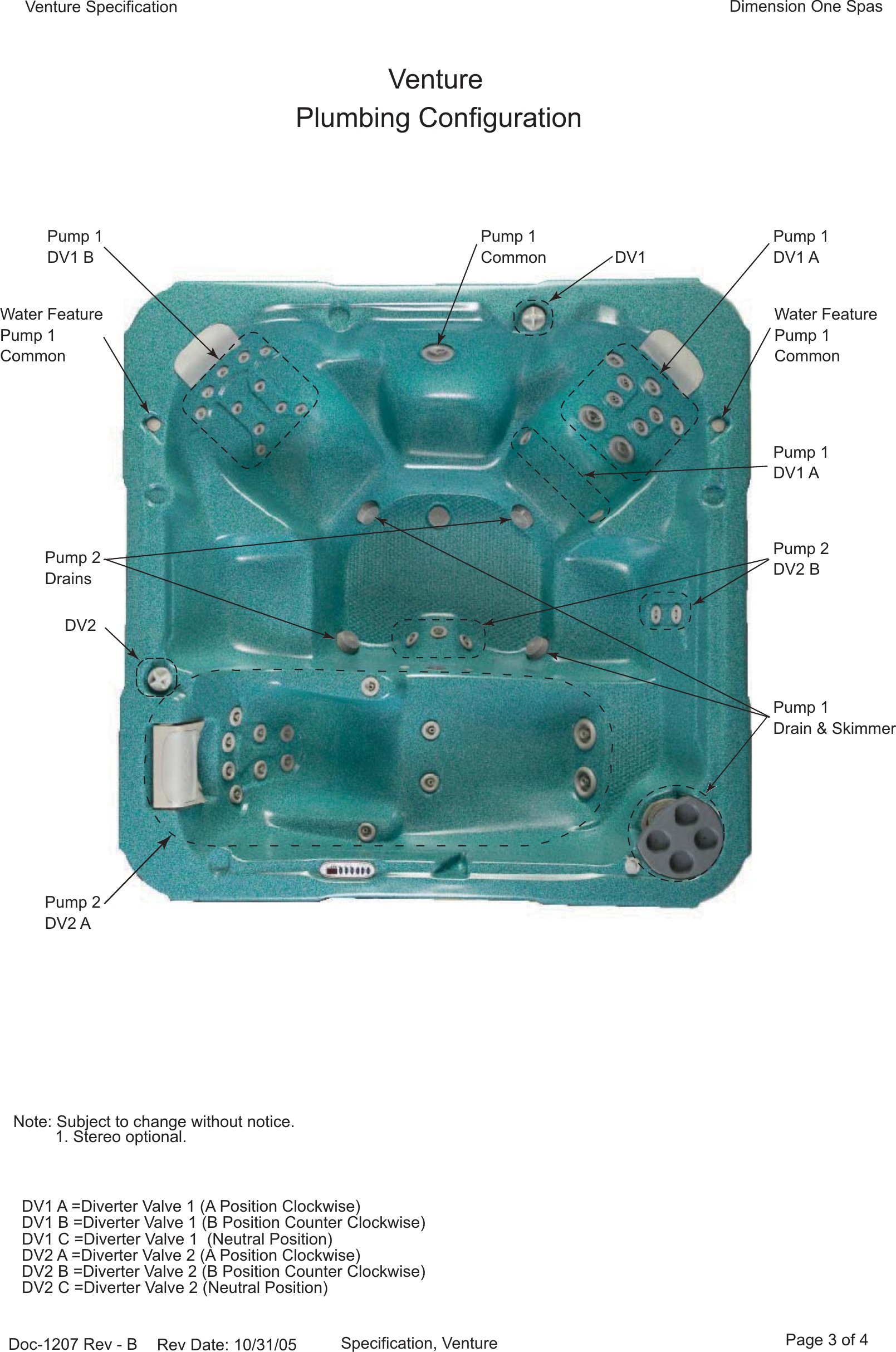 Page 3 of 4 - Dimension-One-Spas Dimension-One-Spas-Venture-Users-Manual- Doc-1207  Dimension-one-spas-venture-users-manual