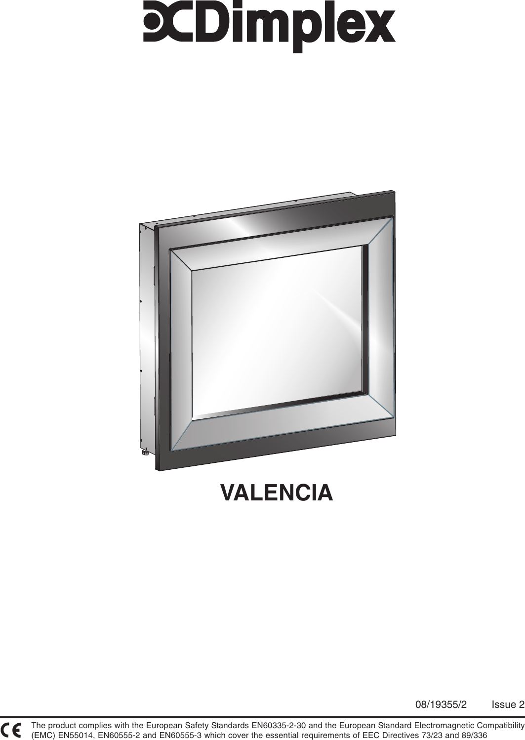 Page 1 of 8 - Dimplex Dimplex-Valencia-Users-Manual- Faber Spectra Instructions - Dimplex-valencia-users-manual