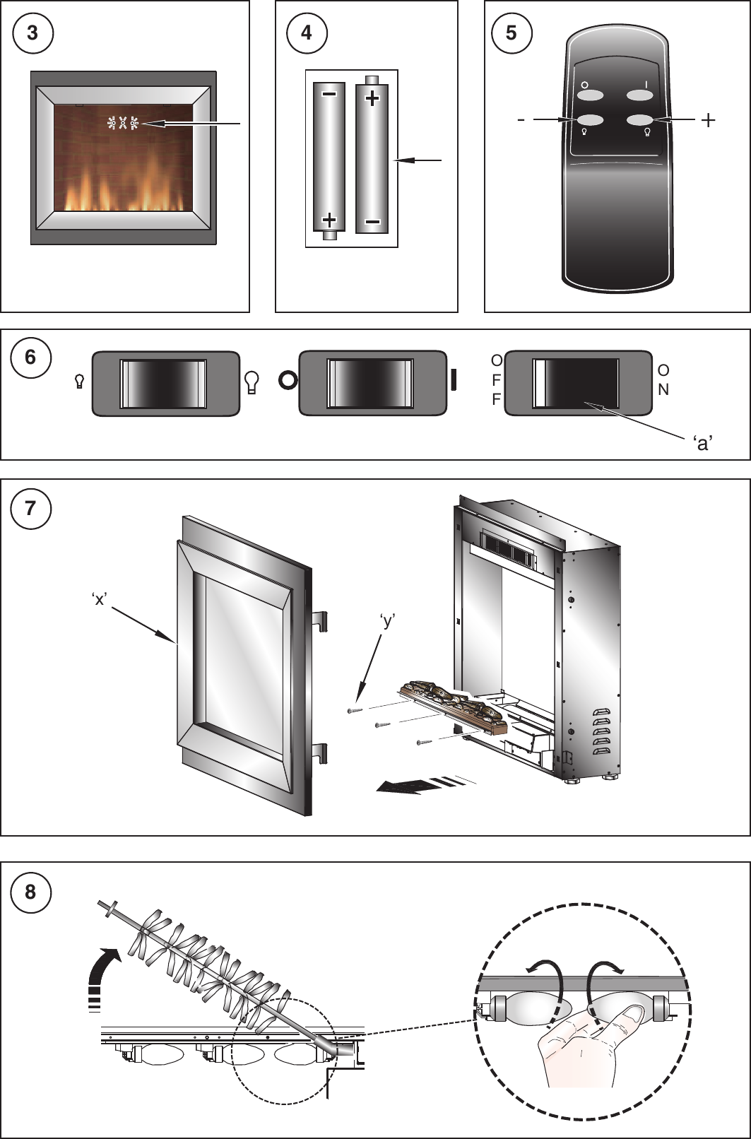 Page 3 of 8 - Dimplex Dimplex-Valencia-Users-Manual- Faber Spectra Instructions - Dimplex-valencia-users-manual