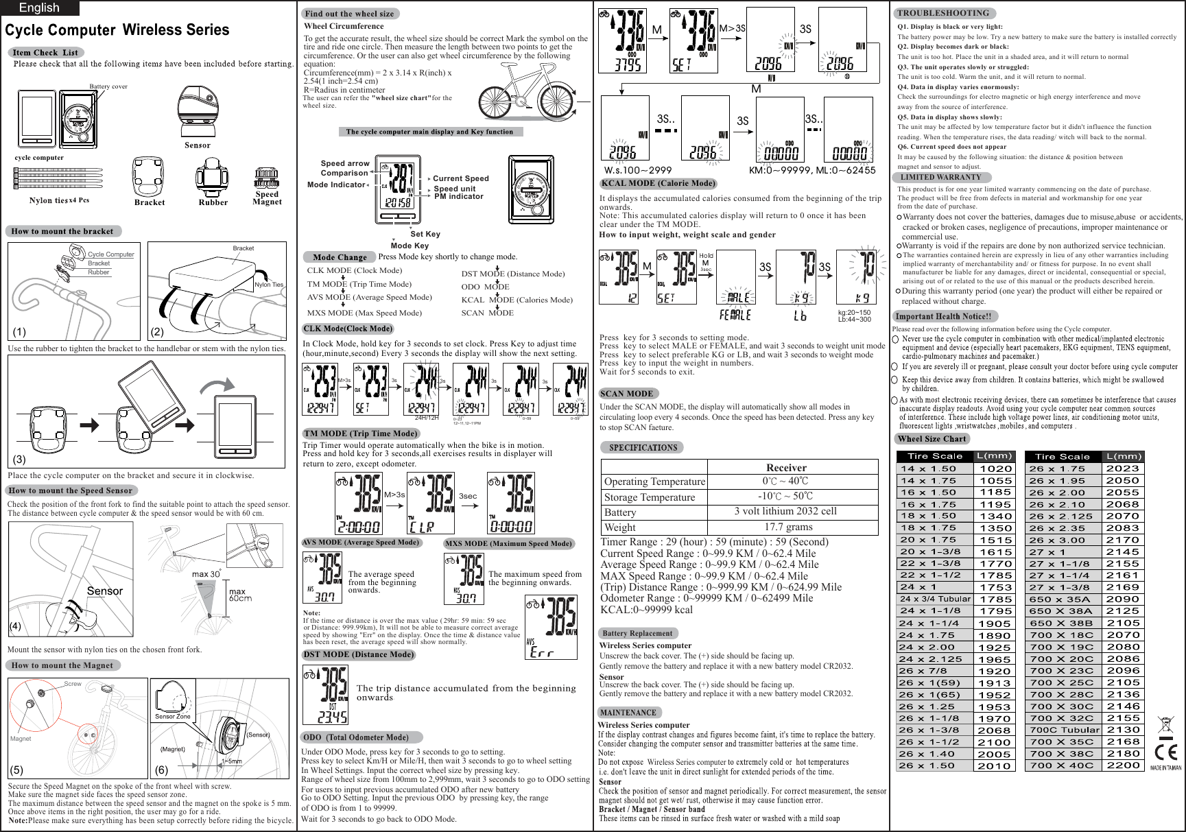 bion cycle computer