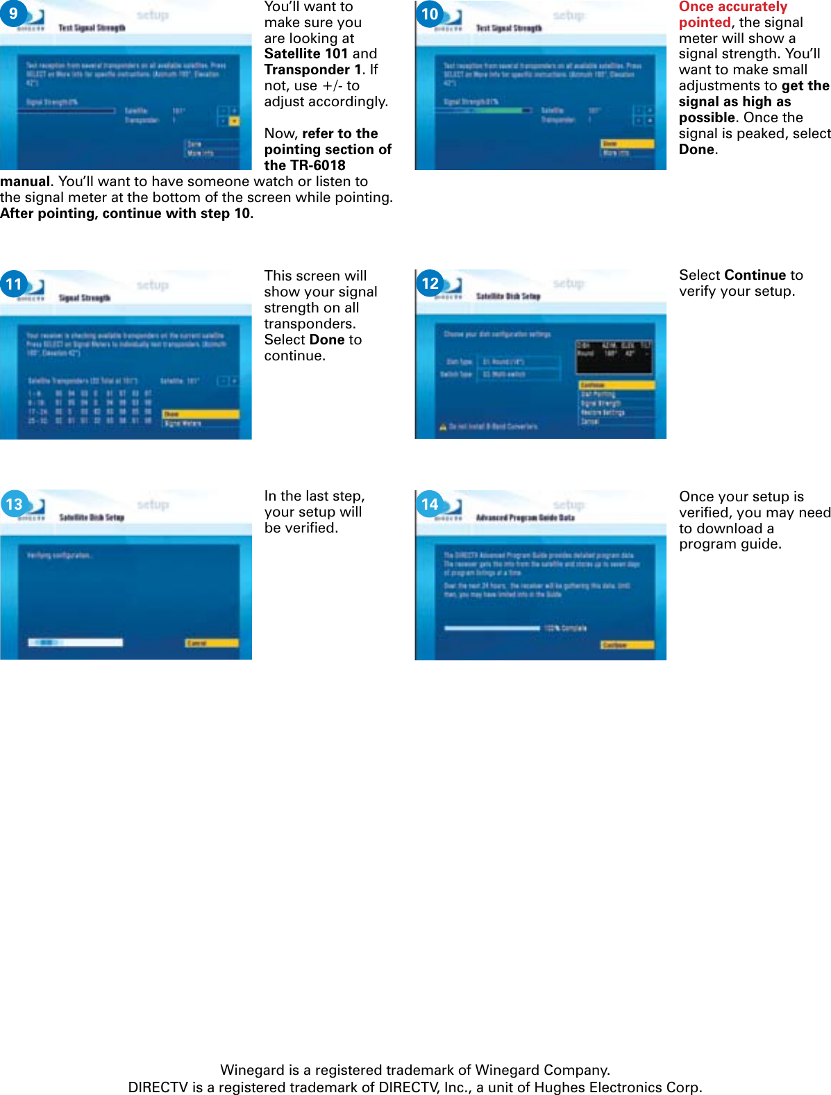 Directv Tv Receiver Tr 6018 Users Manual