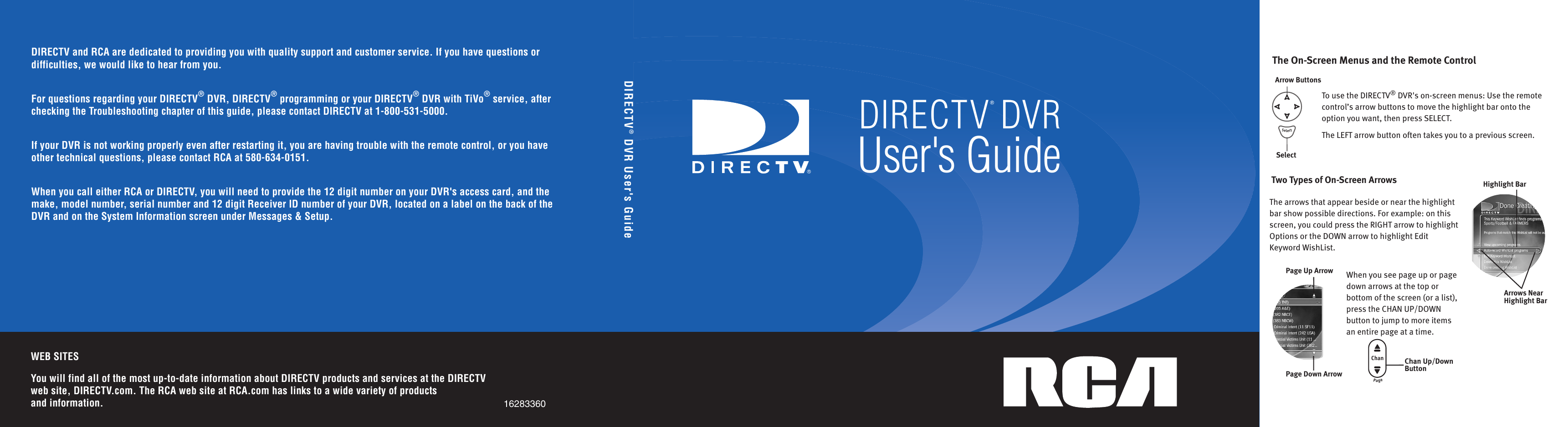 Directv Dvr120 Users Manual 16283360