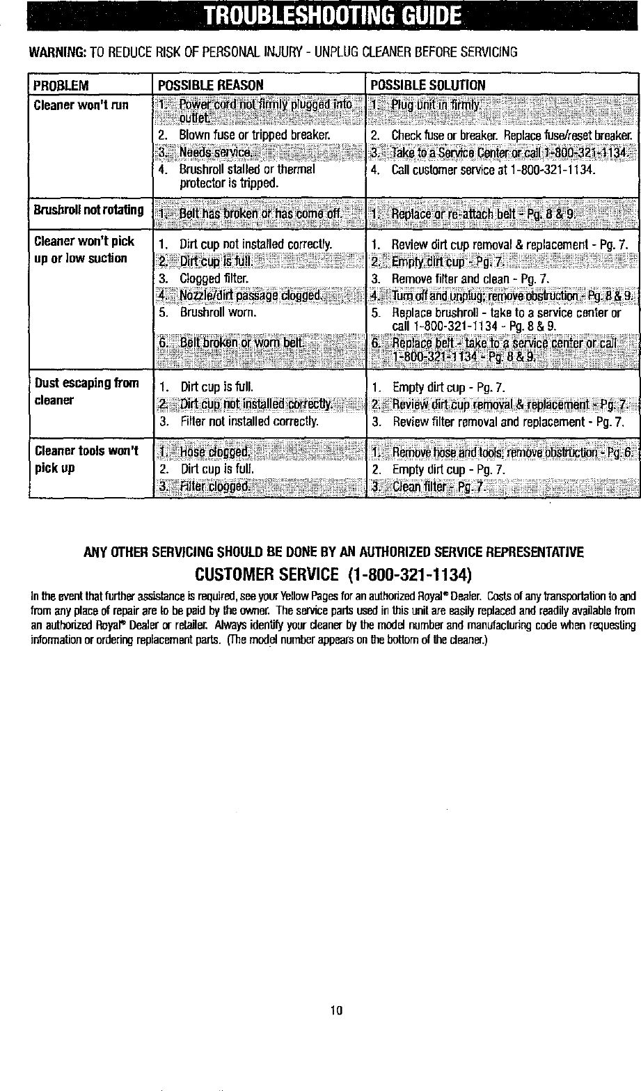 Page 10 of 10 - Dirt Devil 0100 User Manual  HAND VAC - Manuals And Guides L0610088