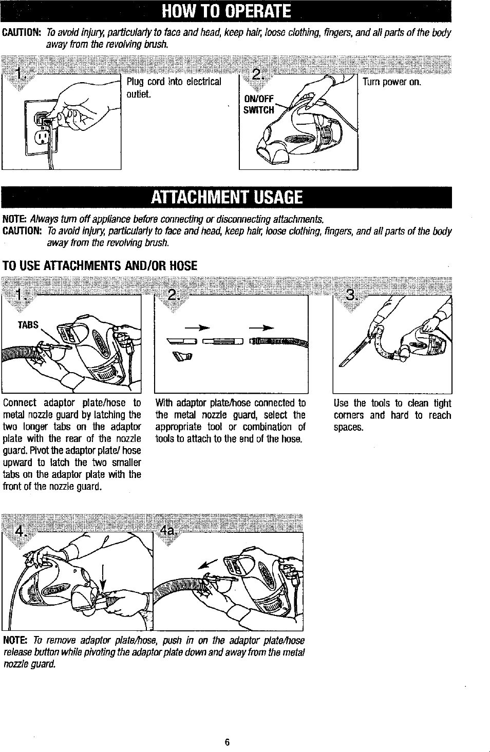 Page 6 of 10 - Dirt Devil 0100 User Manual  HAND VAC - Manuals And Guides L0610088