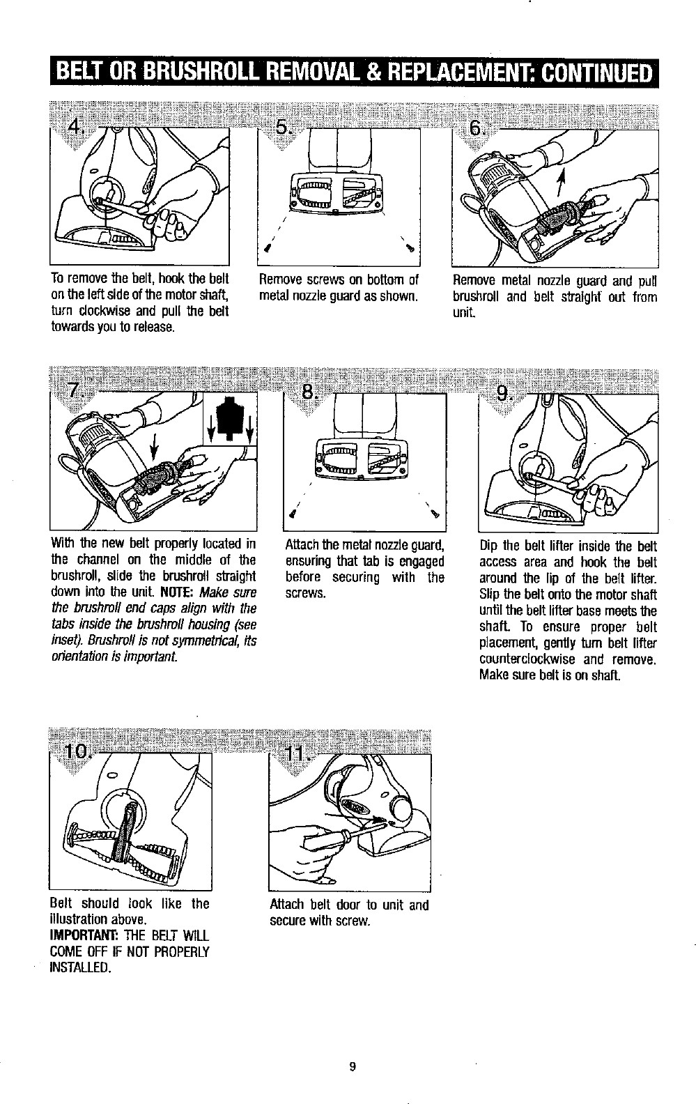 Page 9 of 10 - Dirt Devil 0100 User Manual  HAND VAC - Manuals And Guides L0610088