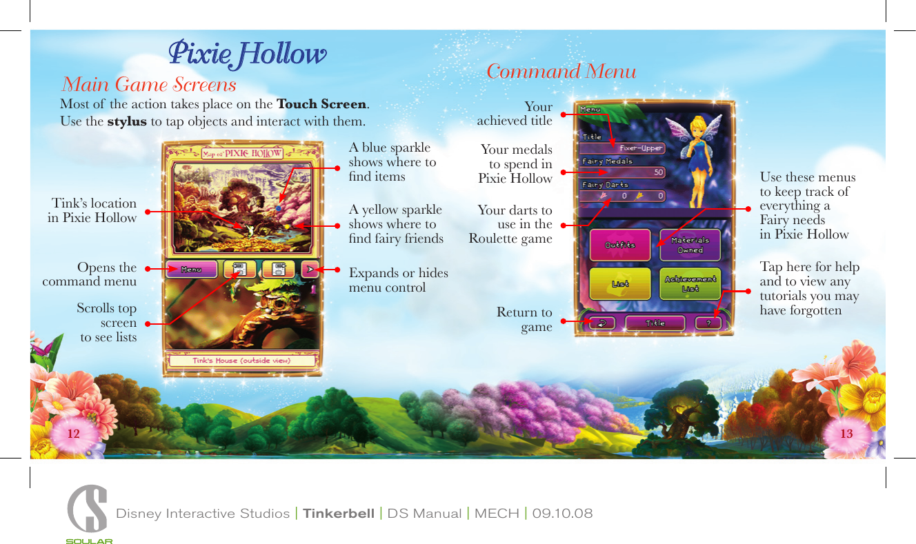 Page 7 of 12 - Disney-Interactive-Studios Disney-Interactive-Studios-Disney-Fairies-Tinker-Bell-Nintendo-Ds-Ntr-Cdfe-Usa-Users-Manual-  Disney-interactive-studios-disney-fairies-tinker-bell-nintendo-ds-ntr-cdfe-usa-users-manual