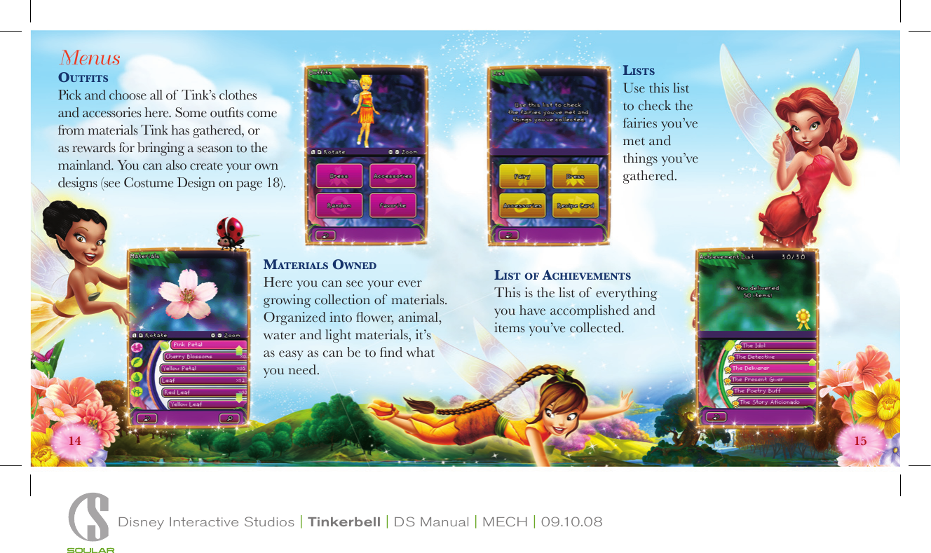 Page 8 of 12 - Disney-Interactive-Studios Disney-Interactive-Studios-Disney-Fairies-Tinker-Bell-Nintendo-Ds-Ntr-Cdfe-Usa-Users-Manual-  Disney-interactive-studios-disney-fairies-tinker-bell-nintendo-ds-ntr-cdfe-usa-users-manual