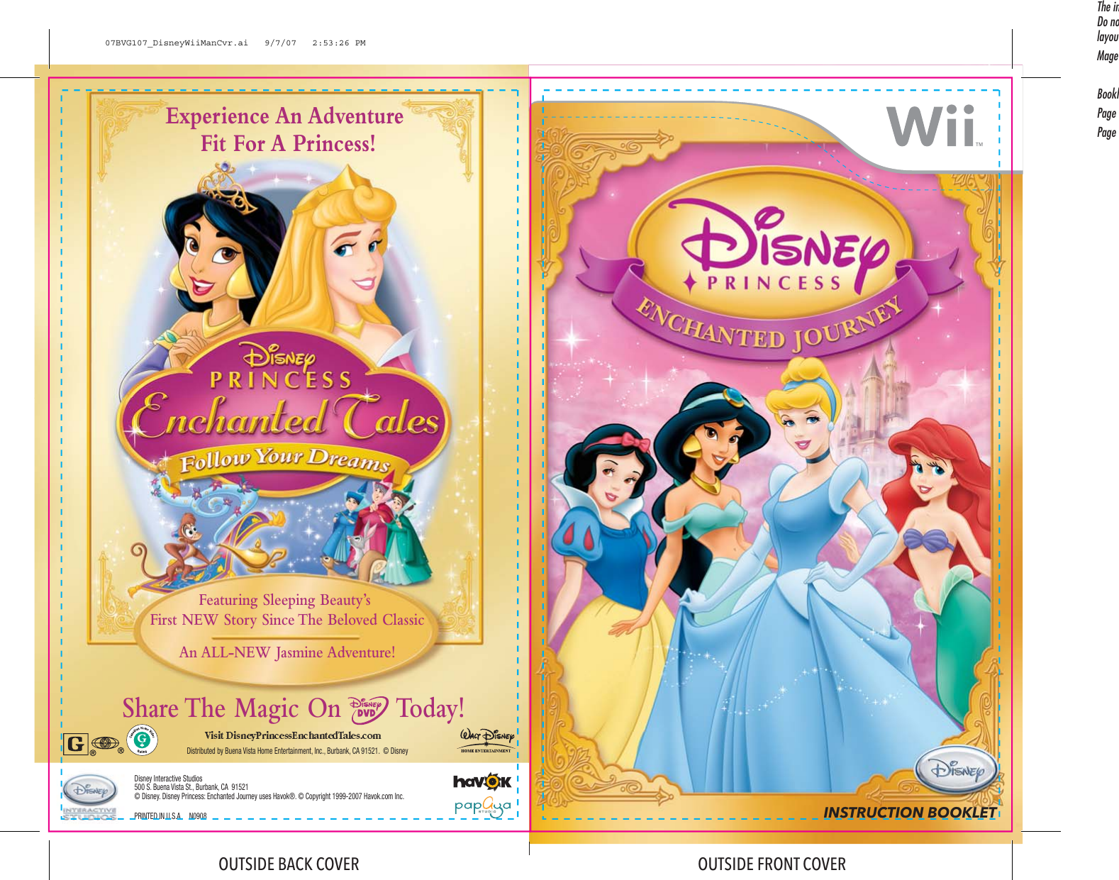 Page 1 of 12 - Disney-Interactive-Studios Disney-Interactive-Studios-Disney-Princess-Enchanted-Journey-Users-Manual-  Disney-interactive-studios-disney-princess-enchanted-journey-users-manual