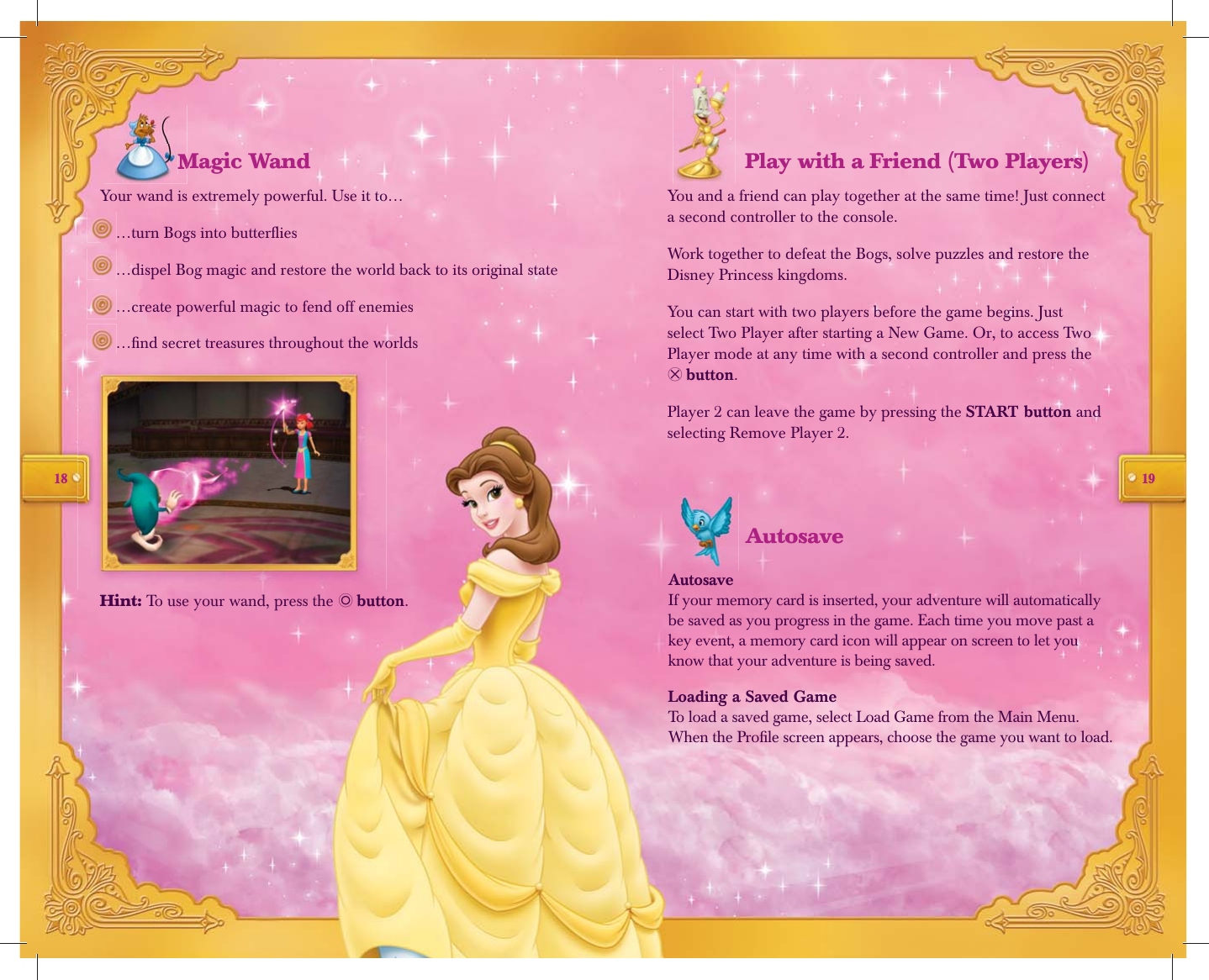 Page 11 of 11 - Disney-Interactive-Studios Disney-Interactive-Studios-Disney-Princess-Users-Manual- 07BVG105_PrincessPs2Manual_808  Disney-interactive-studios-disney-princess-users-manual