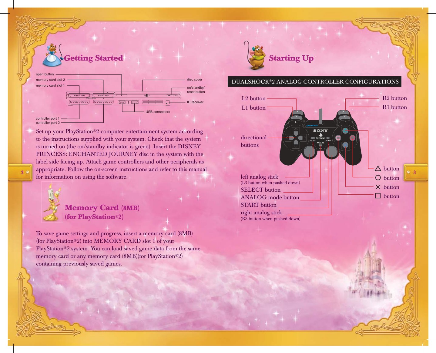 Page 3 of 11 - Disney-Interactive-Studios Disney-Interactive-Studios-Disney-Princess-Users-Manual- 07BVG105_PrincessPs2Manual_808  Disney-interactive-studios-disney-princess-users-manual