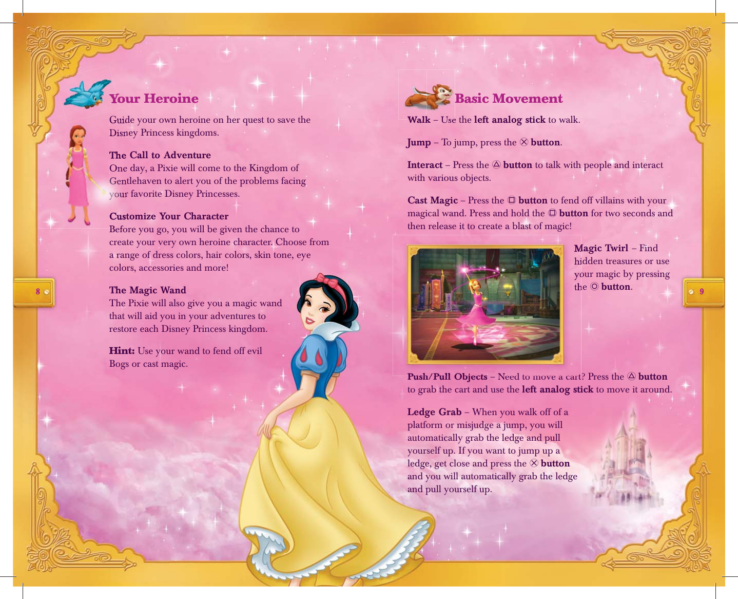 Page 6 of 11 - Disney-Interactive-Studios Disney-Interactive-Studios-Disney-Princess-Users-Manual- 07BVG105_PrincessPs2Manual_808  Disney-interactive-studios-disney-princess-users-manual