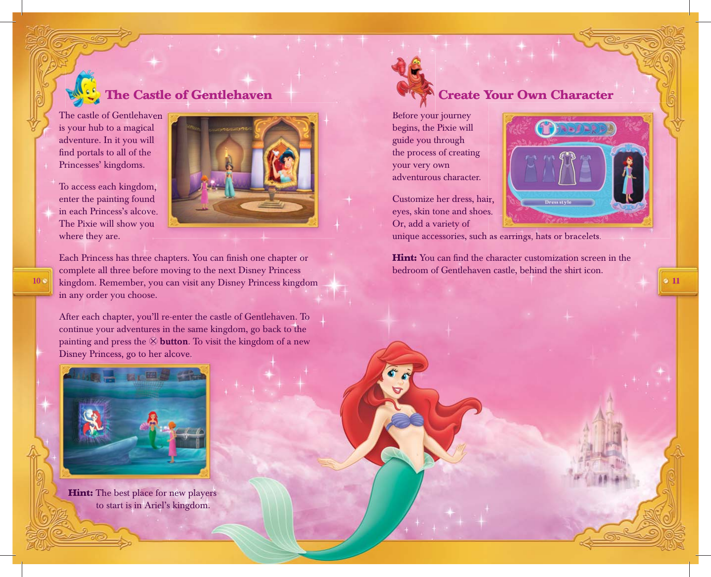 Page 7 of 11 - Disney-Interactive-Studios Disney-Interactive-Studios-Disney-Princess-Users-Manual- 07BVG105_PrincessPs2Manual_808  Disney-interactive-studios-disney-princess-users-manual