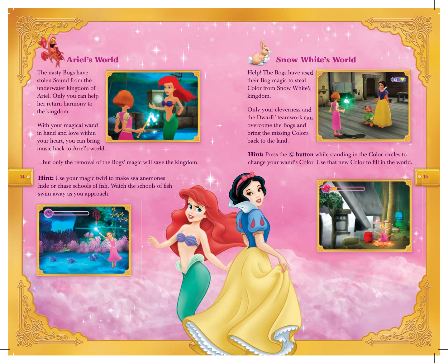 Page 9 of 11 - Disney-Interactive-Studios Disney-Interactive-Studios-Disney-Princess-Users-Manual- 07BVG105_PrincessPs2Manual_808  Disney-interactive-studios-disney-princess-users-manual