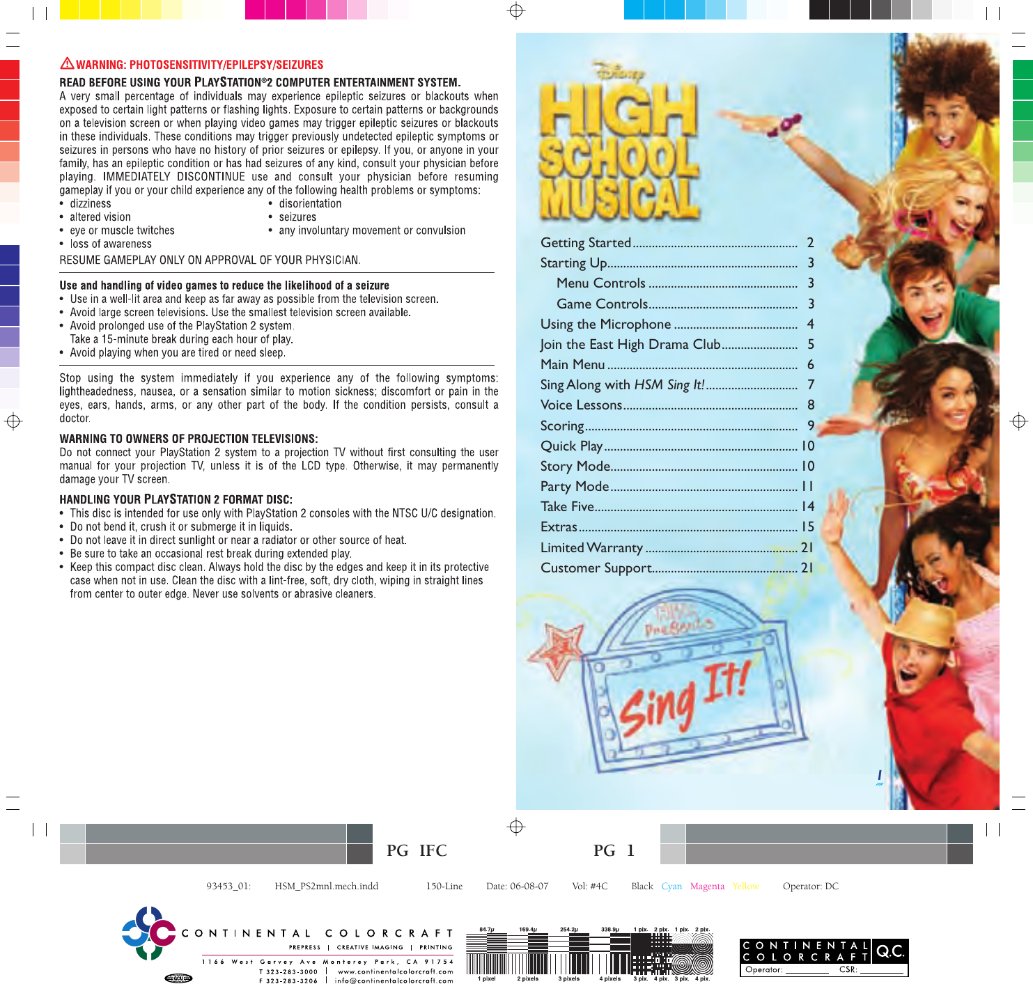 Page 2 of 10 - Disney-Interactive-Studios Disney-Interactive-Studios-High-School-Musical-Sing-It-For-Playstation-2-Users-Manual-  Disney-interactive-studios-high-school-musical-sing-it-for-playstation-2-users-manual