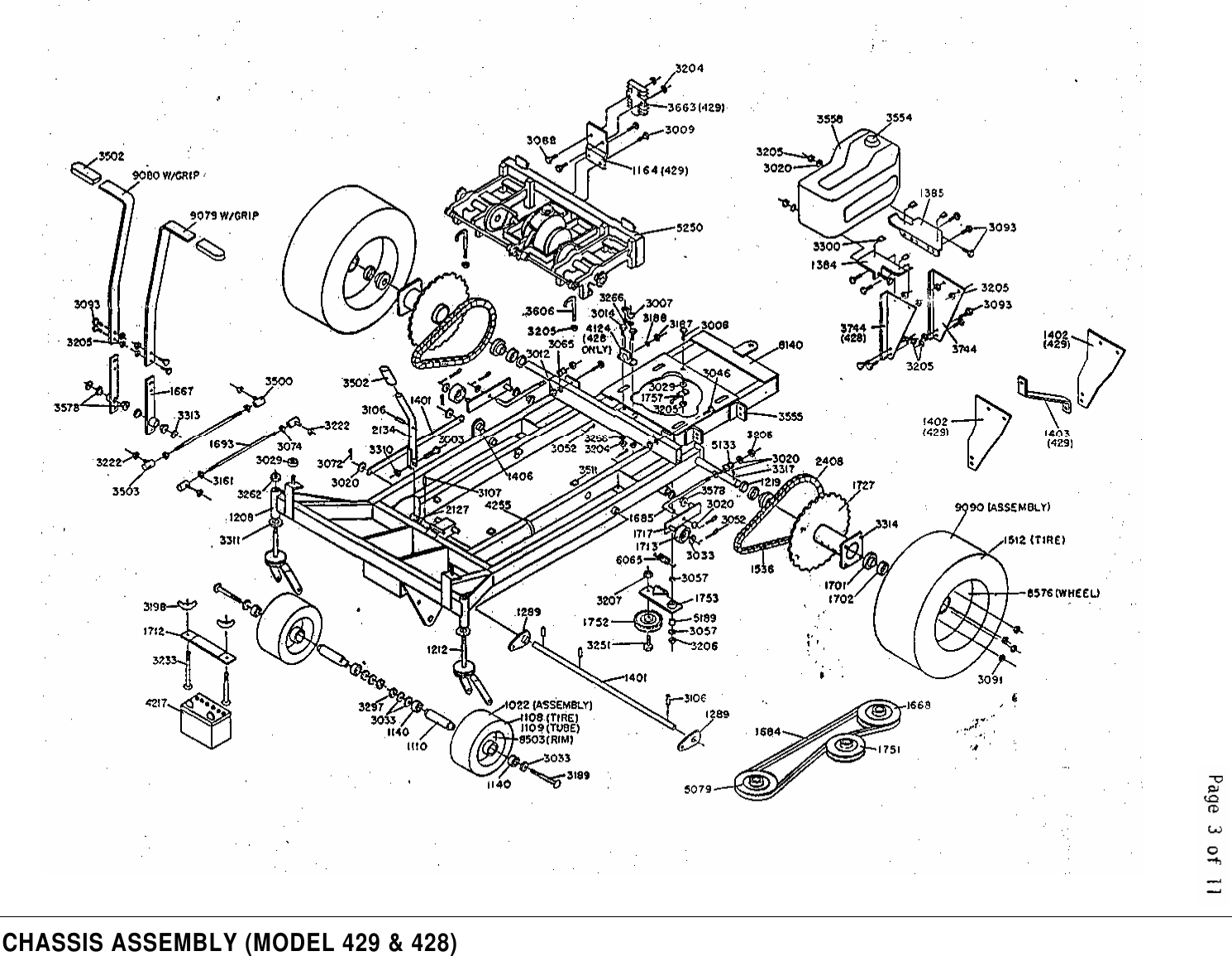 Page 2 of 6 - Dixon-Marking-Tools Dixon-Marking-Tools-Ztr-428-Users-Manual- OM, ZTR 428, 429, 1990, ZERO TURN  Dixon-marking-tools-ztr-428-users-manual