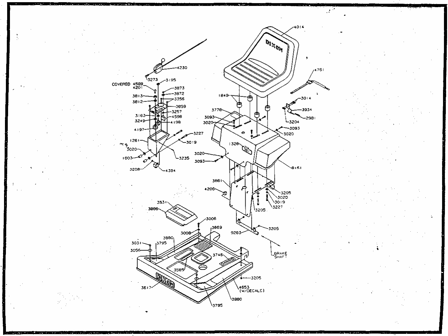 Page 4 of 8 - Dixon Dixon-Technical-Data-Brochure-Ztr-361-Users-Manual- 1993 Technical Data Brochure ZTR  361 Dixon-technical-data-brochure-ztr-361-users-manual