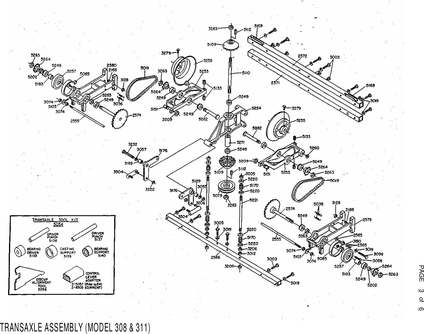 Page 3 of 6 - Dixon Dixon-Ztr-308-Users-Manual- 1986-1987 Technical Data Brochure - ZTR 308 & 311  Dixon-ztr-308-users-manual