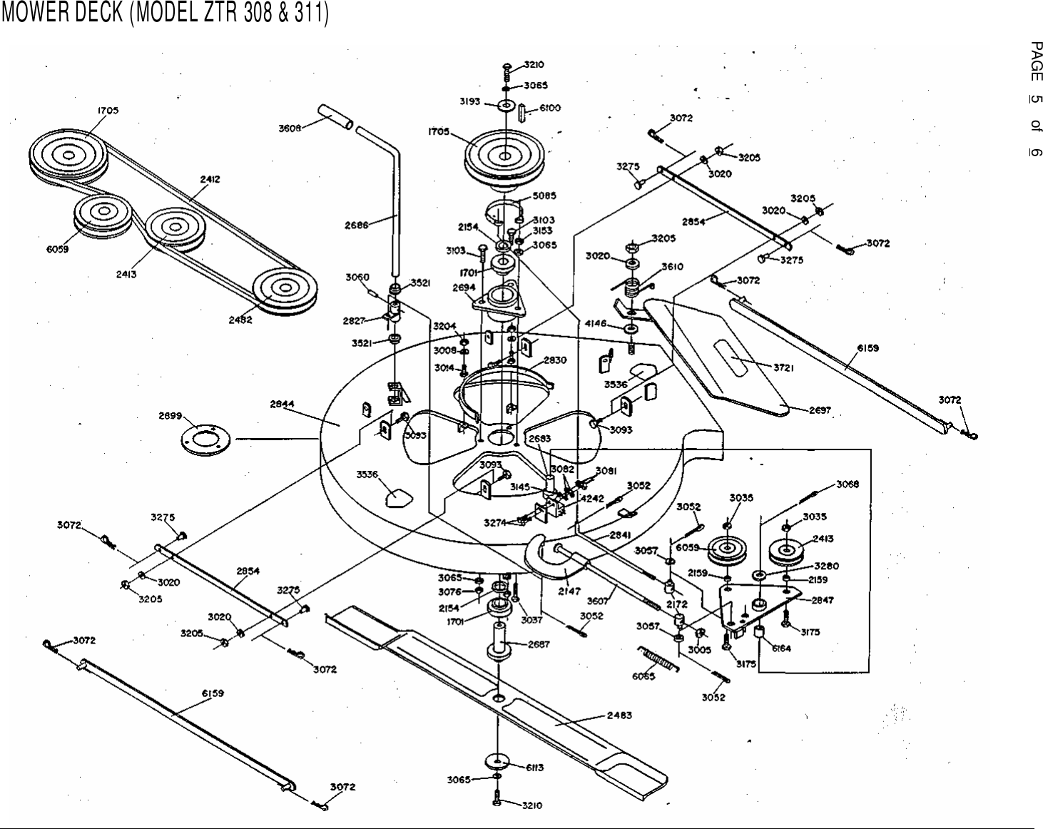 Page 5 of 6 - Dixon Dixon-Ztr-308-Users-Manual- 1986-1987 Technical Data Brochure - ZTR 308 & 311  Dixon-ztr-308-users-manual